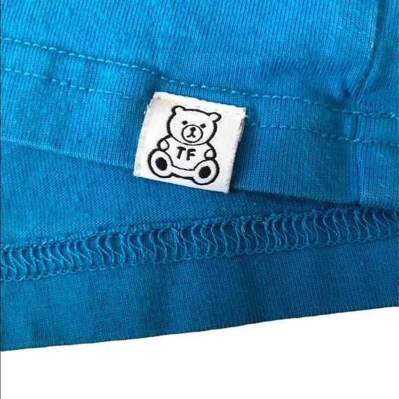 Teddy Fresh What is Love? Blue Daisy Tee size large. Very gently worn! - Picture 4 of 4
